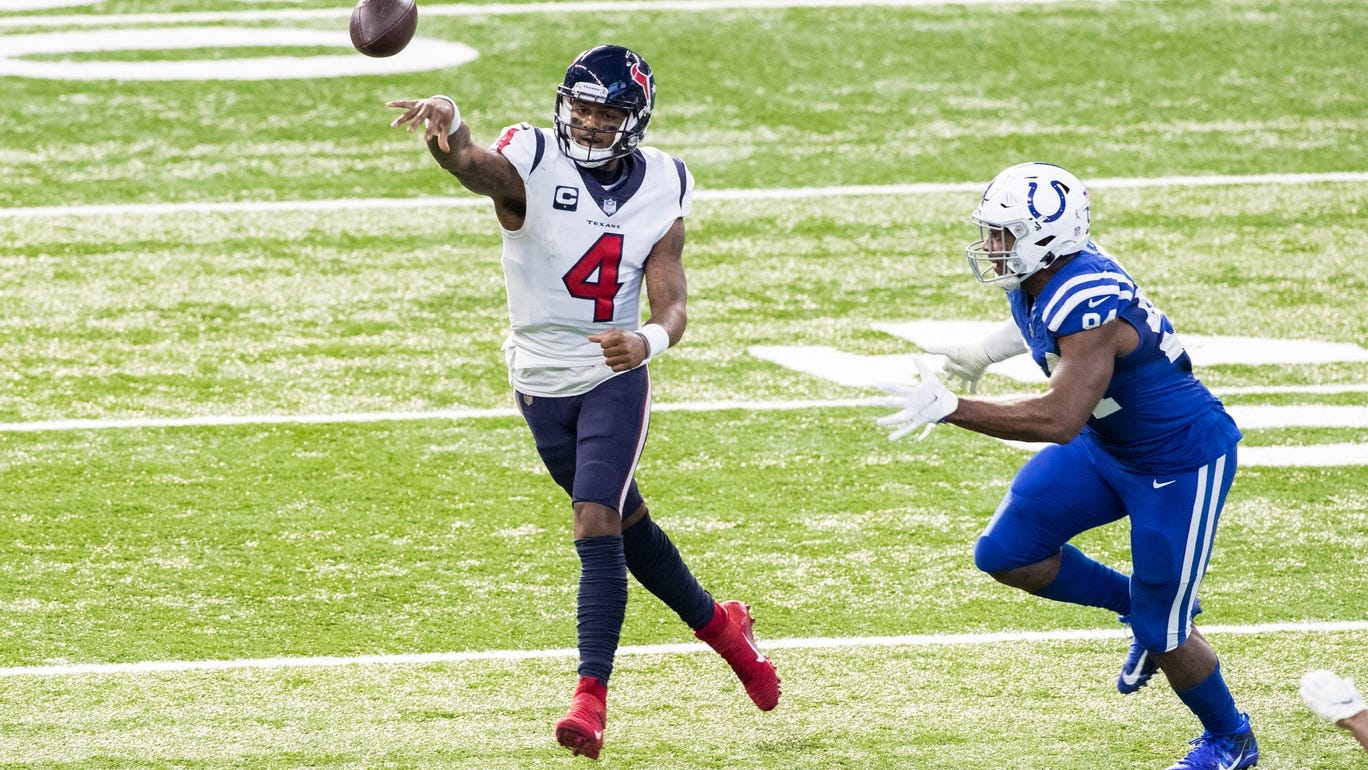 Report: Texans decline Colts' attempt to speak with Deshaun Watson for trade