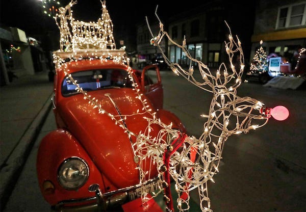 Rudolph the Red-Nosed Reindeer car decoration