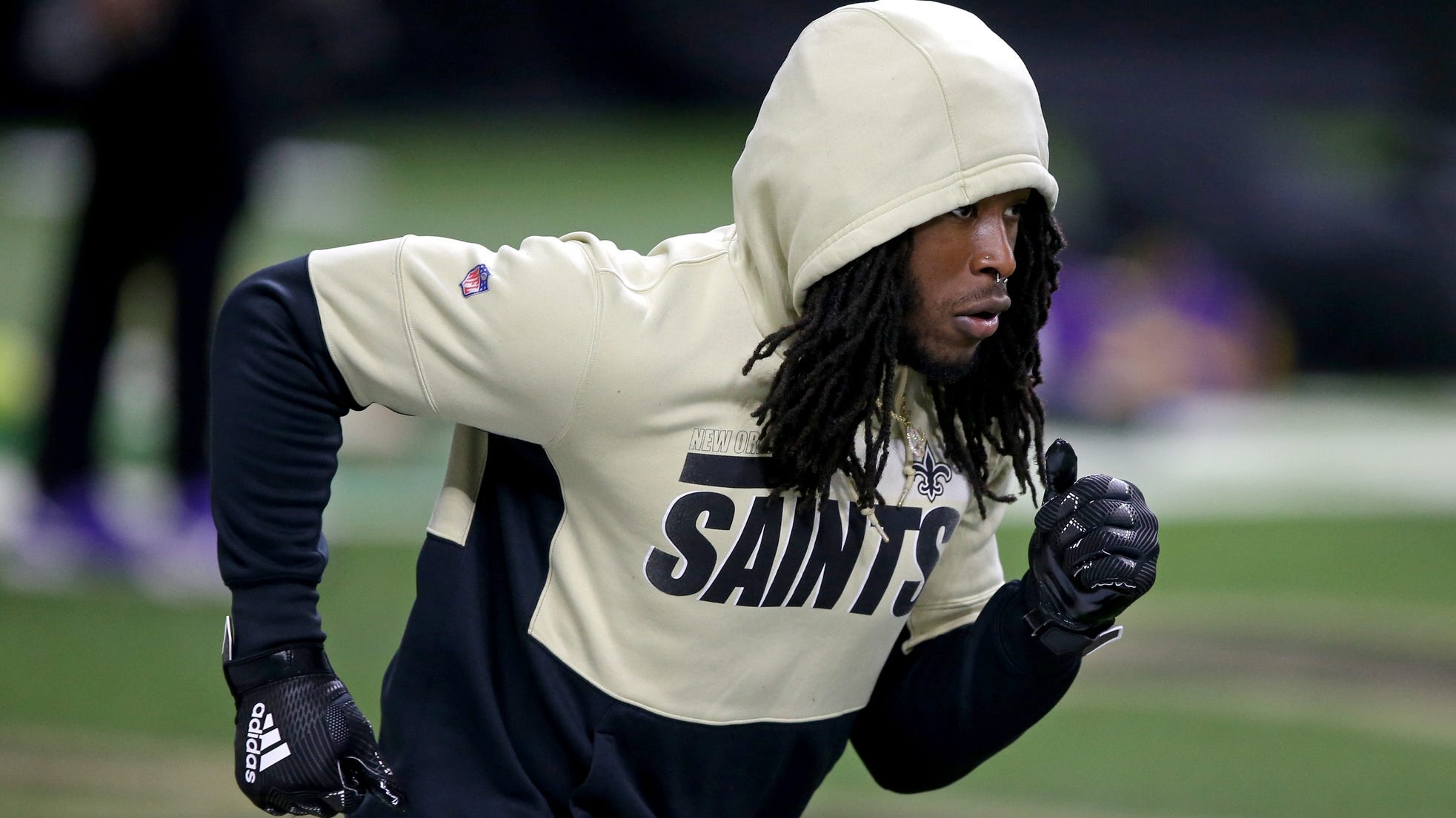 Alvin Kamara remotely participating in Saints practice, report says
