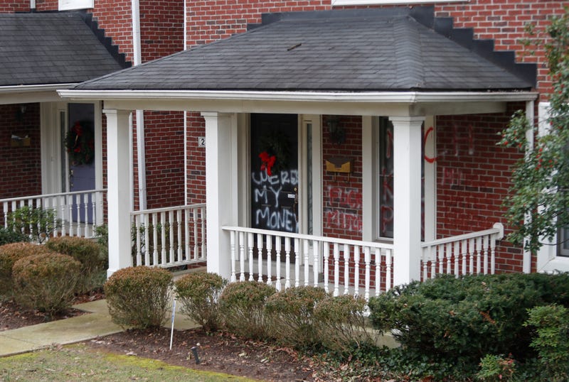 United States Senate Majority Leader Mitch McConnell's home in Louisville was vandalized