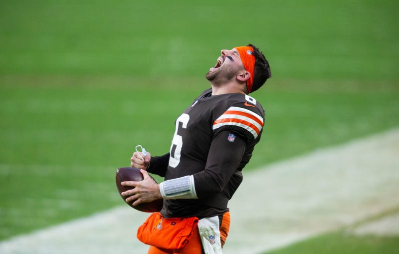 Baker Mayfield screaming