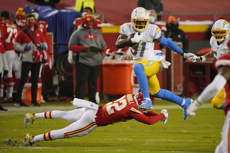 Kalen Ballage with Chargers