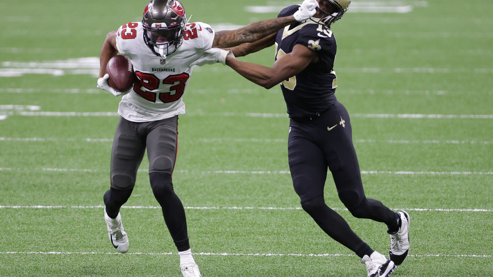 Sunday's game was Michael Thomas' first without a catch