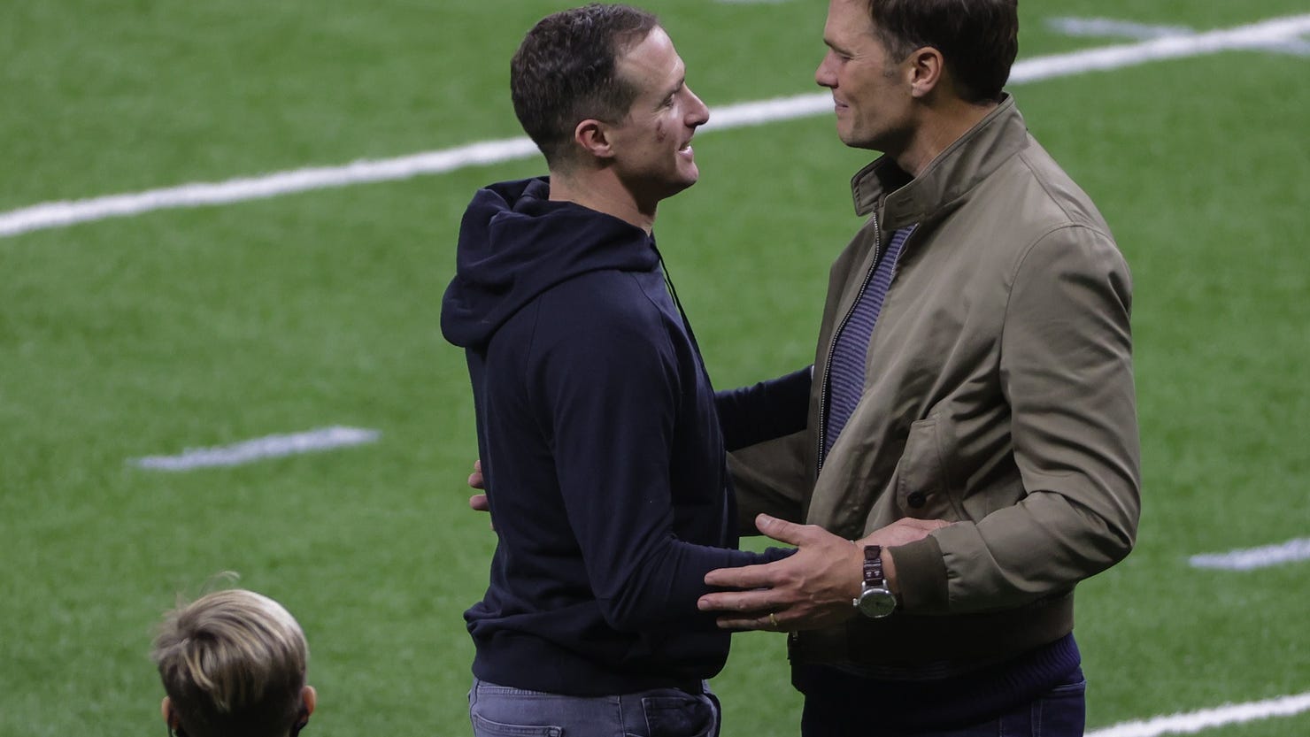 Drew Brees, Tom Brady share nice moment after Saints-Bucs game