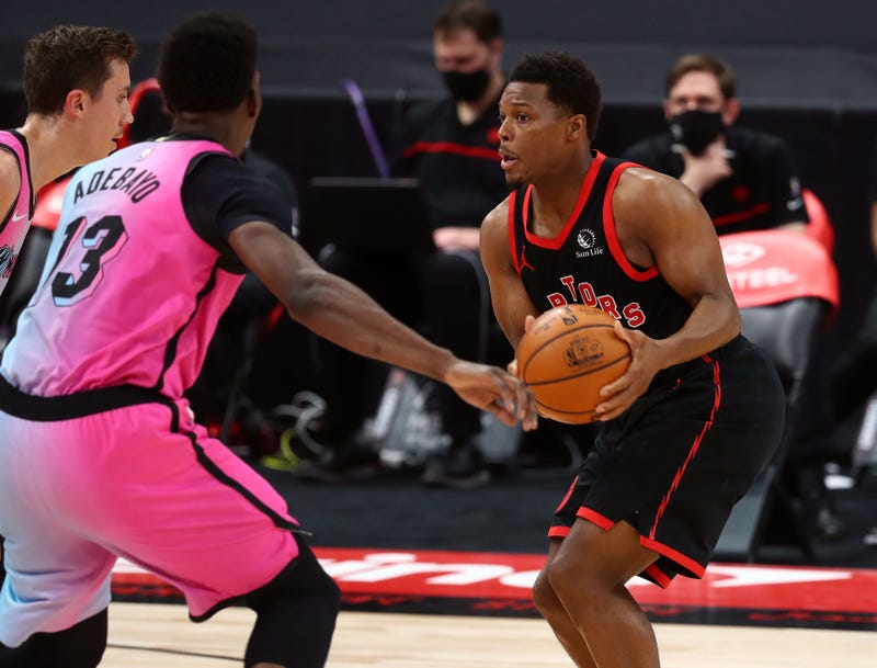 Miami Heat guard Kyle Lowry in 2020 with the Raptors
