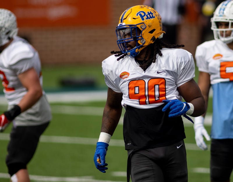 Patrick Jones at Senior Bowl