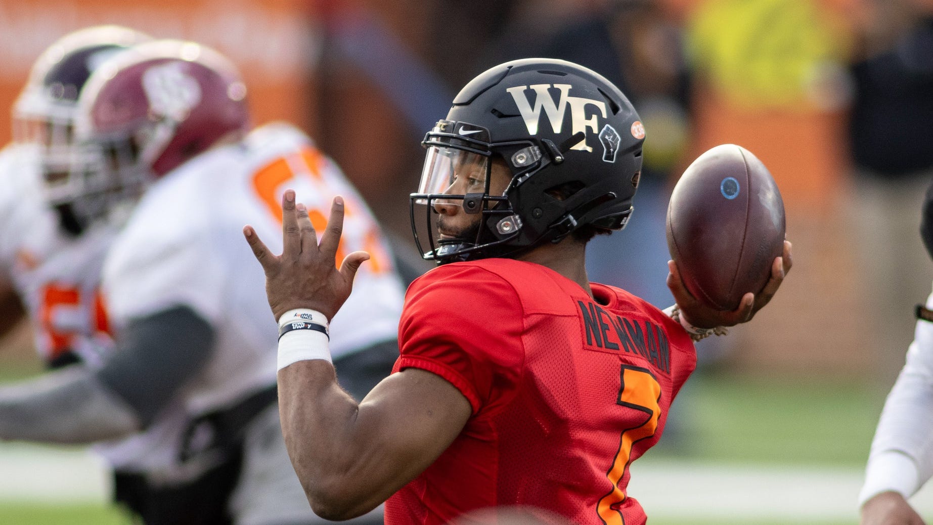 Saints meet with former Wake Forest QB Jamie Newman at Senior Bowl, report says
