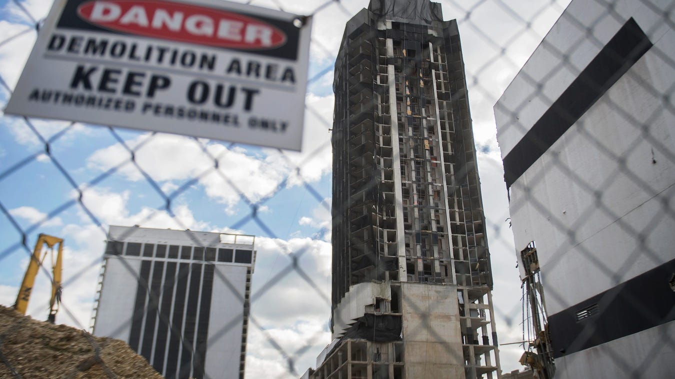 Auction for VIP view of ex-Trump casino implosion nets $16K