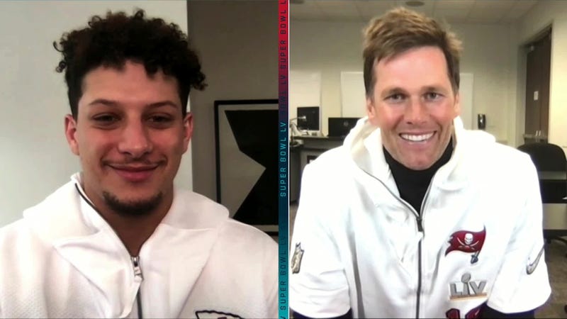 Tom Brady and Patrick Mahomes