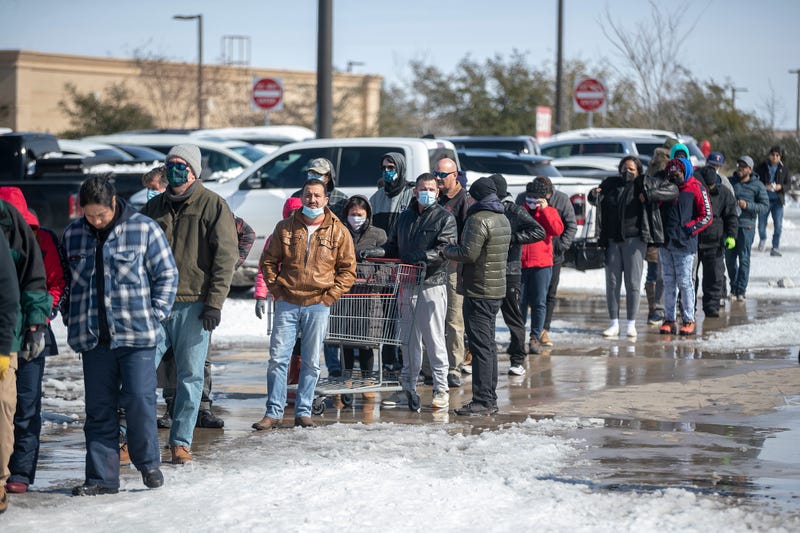 Winter weather shoppers