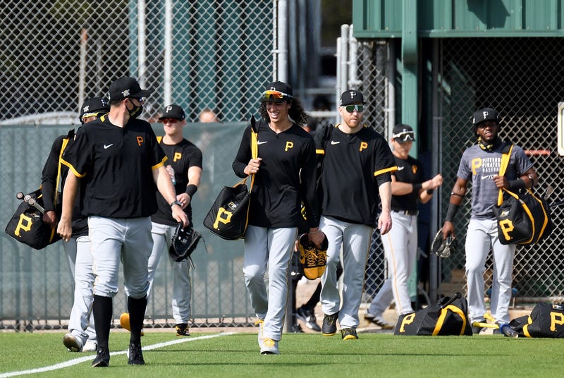 Pirates on field in Bradenton