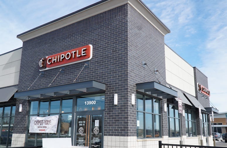 Chipotle restaurant exterior