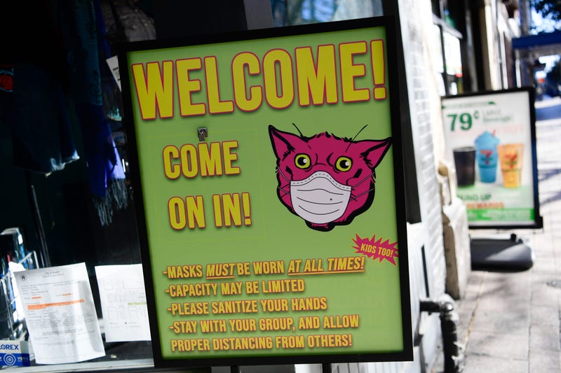 Face mask sign