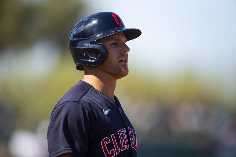 Cleveland Indians infielder Jake Bauers