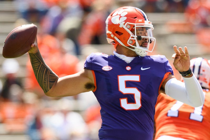 Clemson quarterback DJ Uiagalelei