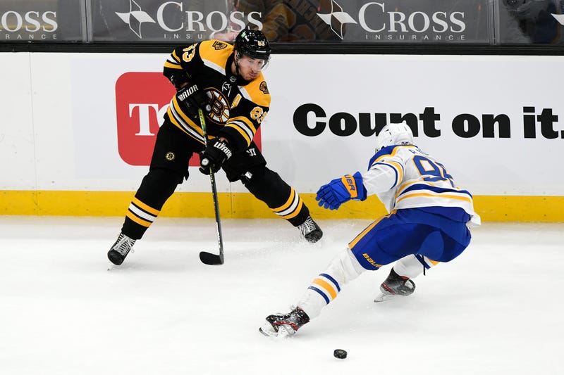 Brad Marchand and Anders Bjork