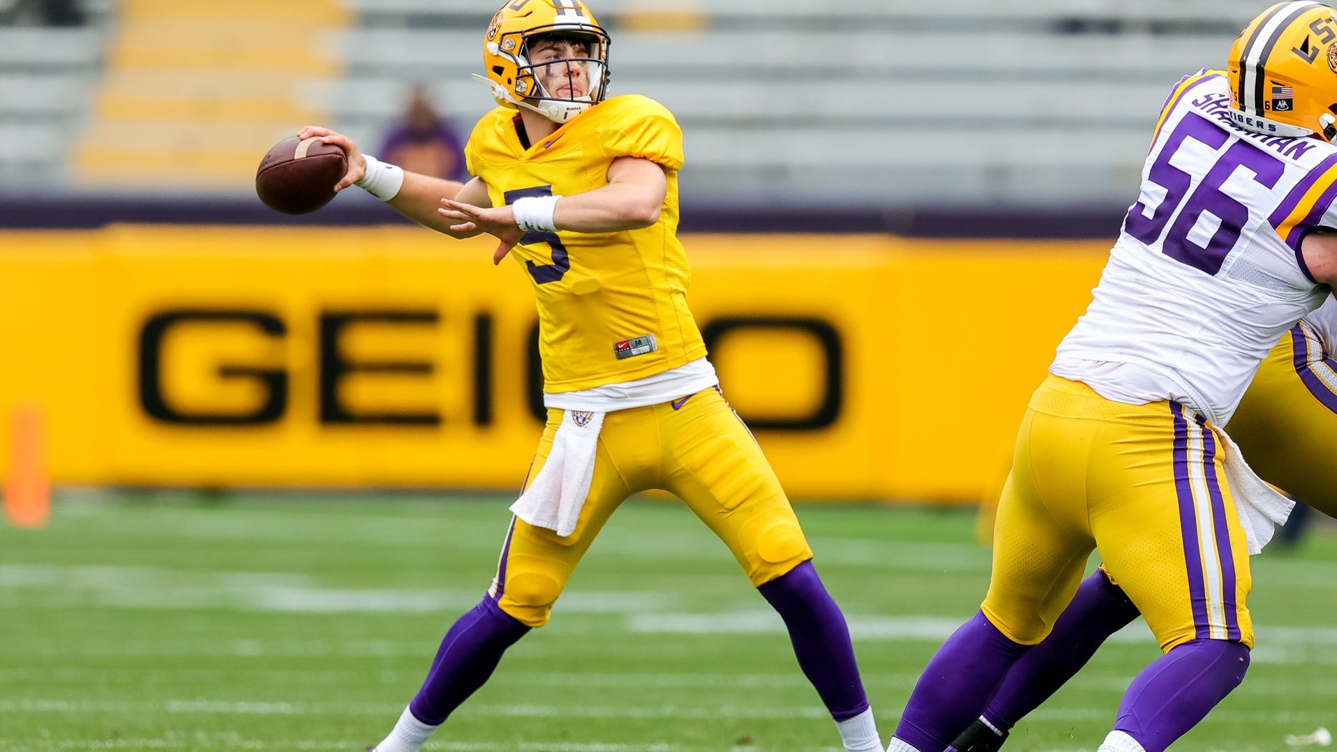 LSU freshman QB Garrett Nussmeier likely to get snaps vs McNeese State