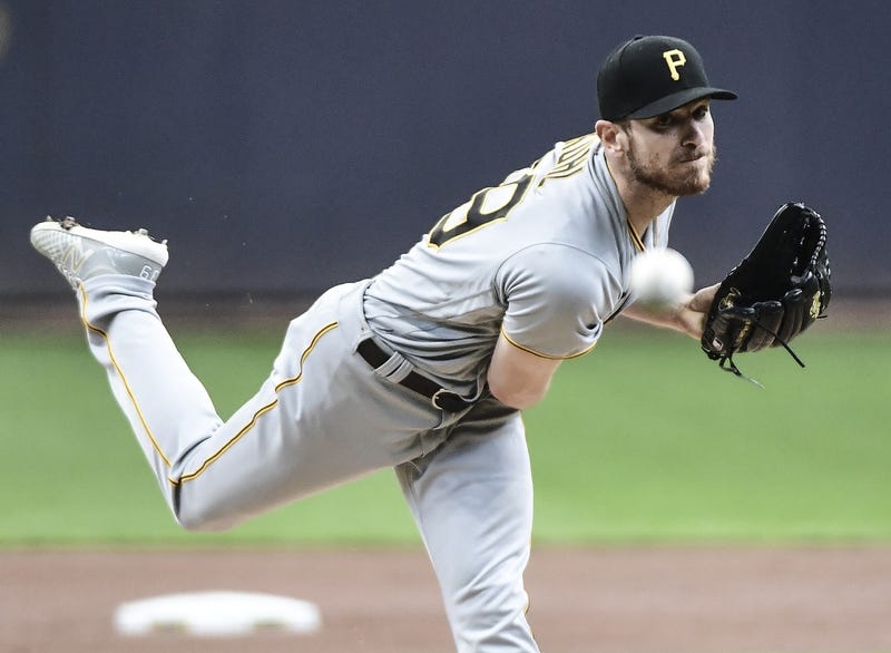 Chad Kuhl pitching