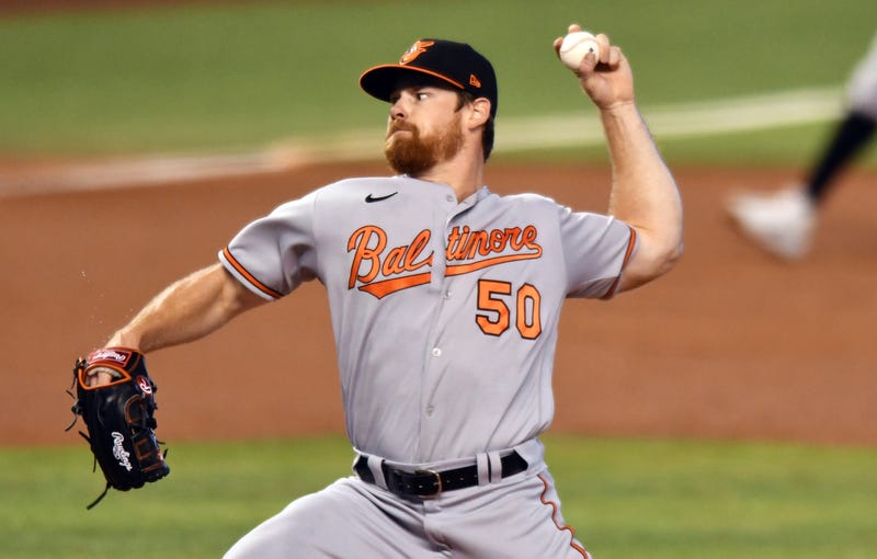 O's pitcher Bruce Zimmermann