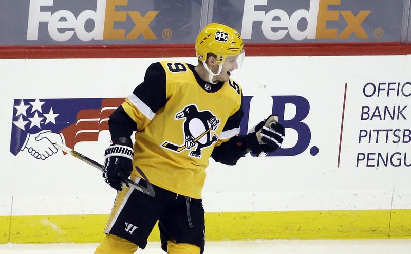 Jake Guentzel after scoring