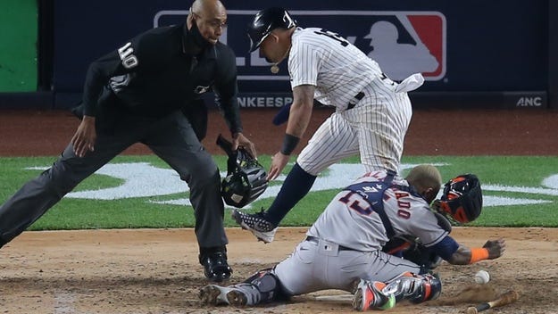 Astros catcher Martin Maldonado back in lineup after scariest play of his career