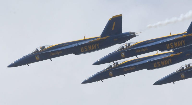 The Blue Angels stunt team