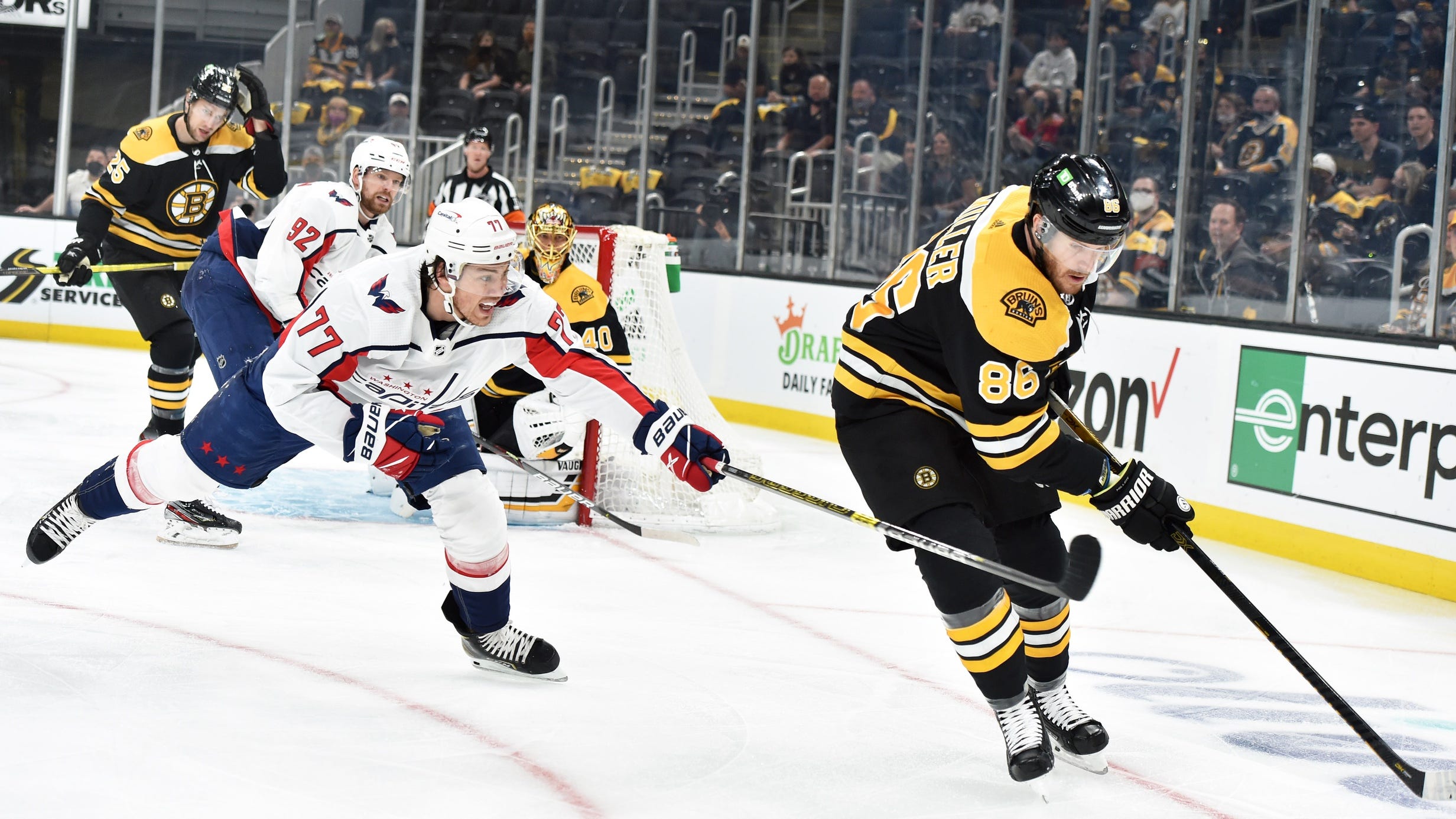 Bruins notes: Kevan Miller out for Game 5; Anthony Mantha fined for running Tuukka Rask