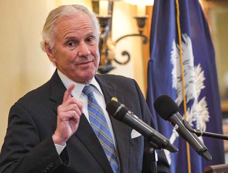 Gov. Henry McMaster speaks April 20 in Anderson.