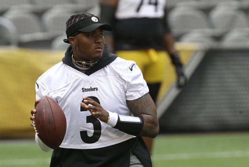 Dwayne Haskins in practice