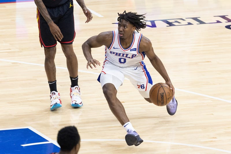 Philadelphia 76ers guard Tyrese Maxey