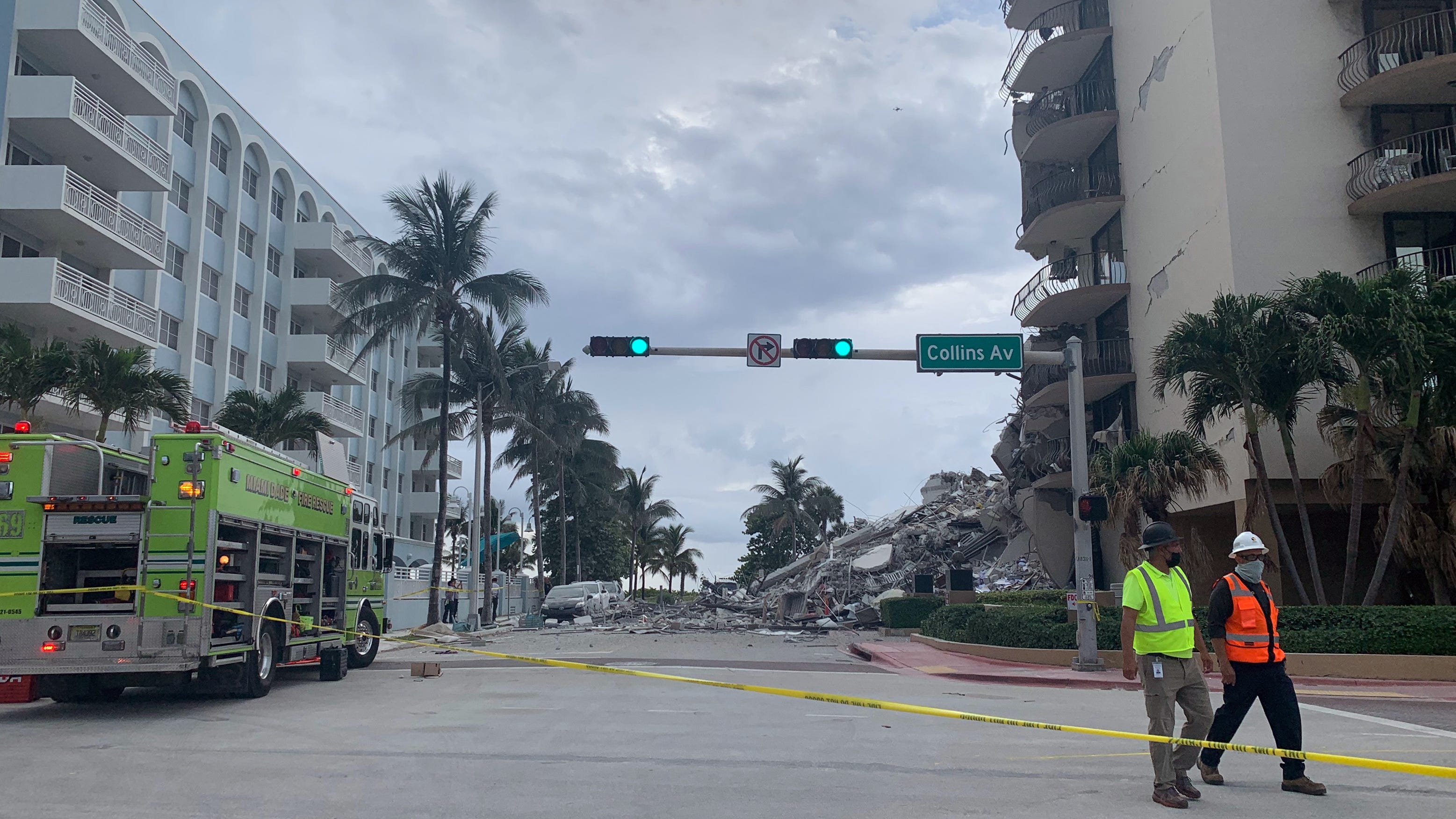 WATCH: Partial collapse of Miami area building leaves one dead, 51 unaccounted for