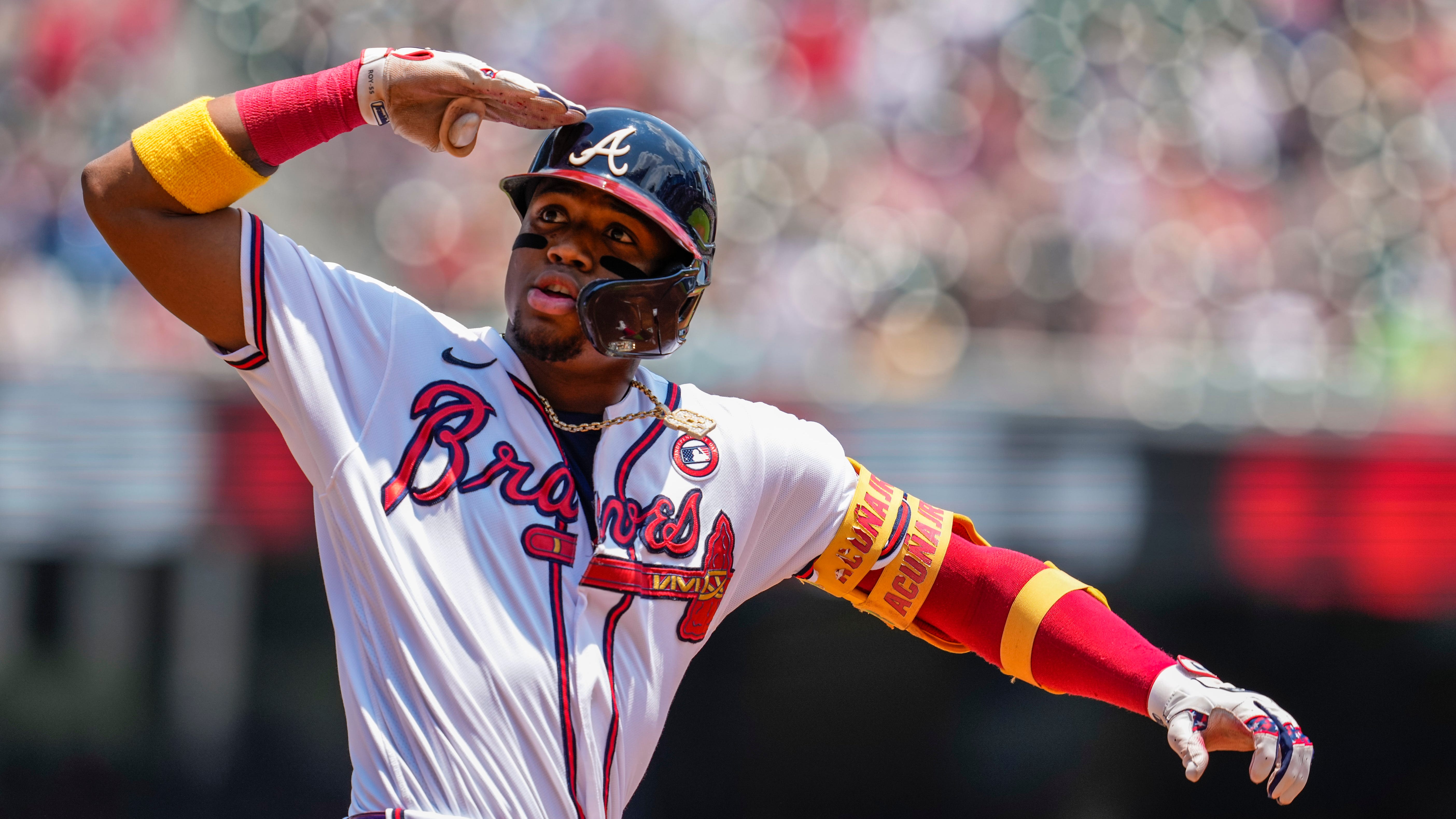 “I’m back,” Acuña says following vintage BP session