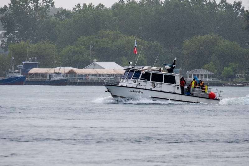 Three men aboard a vessel on the St. Clair River were injured, with one pronounced dead at the scene, after their boat crashed in the waters near Algonac on Saturday night.