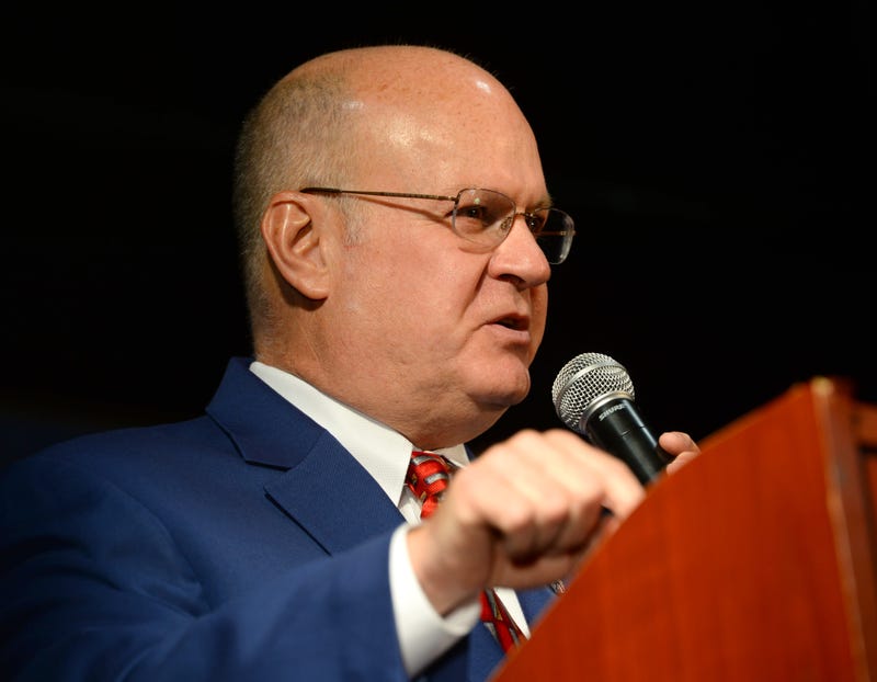 Pressely Stutts speaking at the "Liberty for All' event on July 10, 2021 at the Spartanburg Memorial Auditorium.
