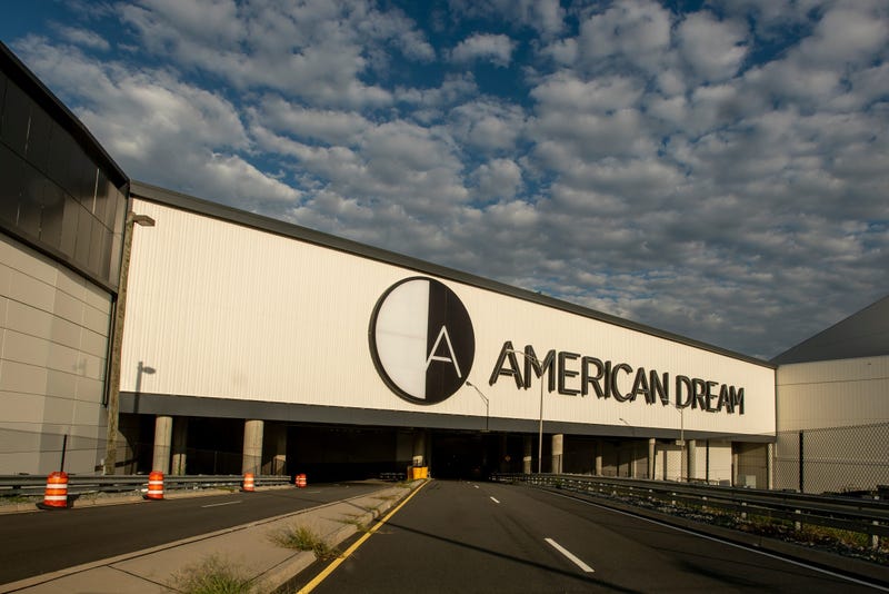 Exterior photo of American Dream on the first day it is open to the public after COVID lock-down.