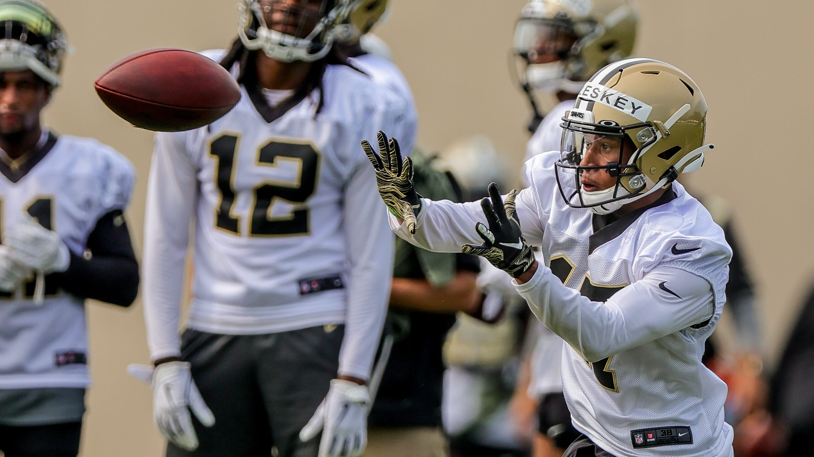 Jalen McCleskey can 'fly' as Saints WR with lessons learned from NFL dad