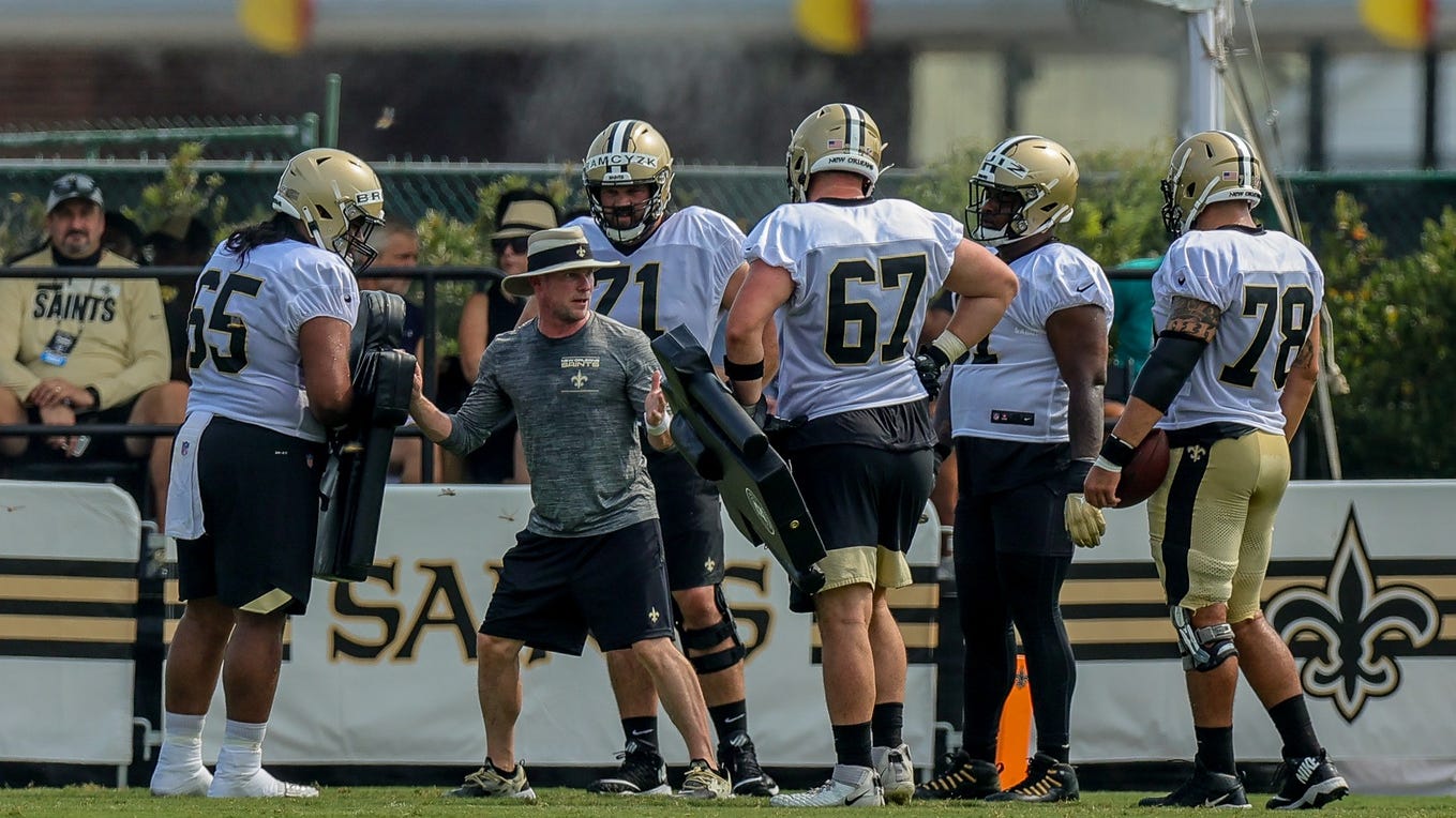 Look: Saints had a celebrity fan at OTA practice this week