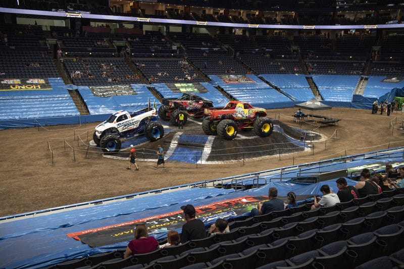 The Monster Jam Pit Party at Nationwide Arena in Columbus, Ohio, on July 31, 2021.