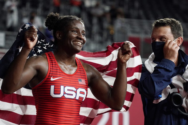 Katy wrestler is the first Black woman to win Olympic Gold