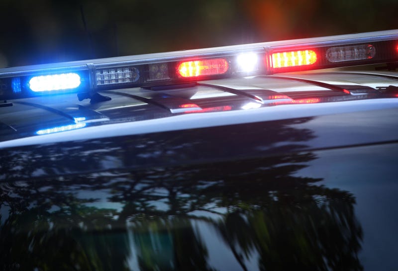 police car lights