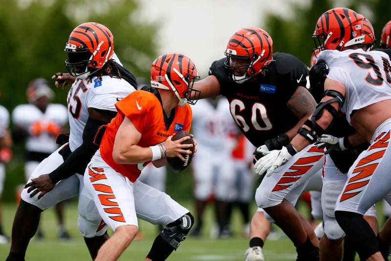 Joe Burrow at Bengals camp