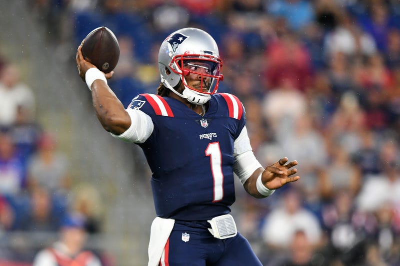 Patriots quarterback Cam Newton.