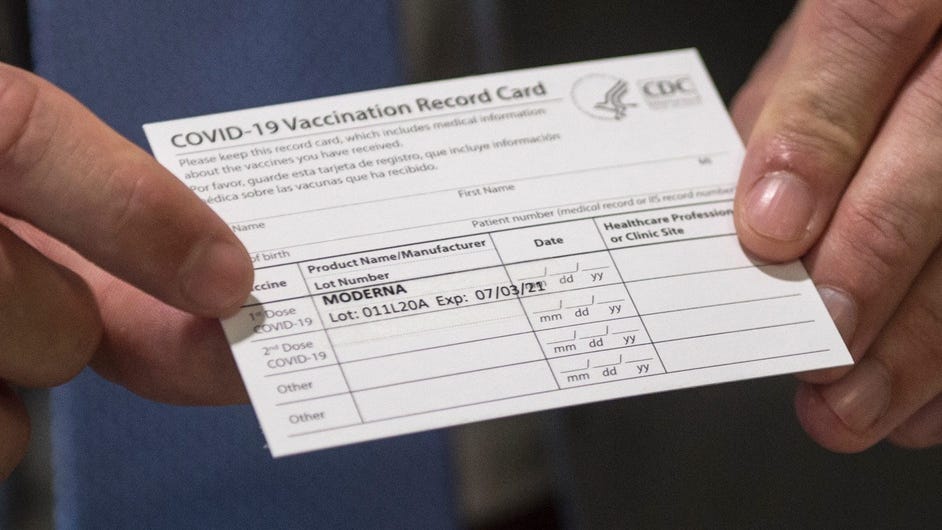 What to do if you've lost your vaccine card