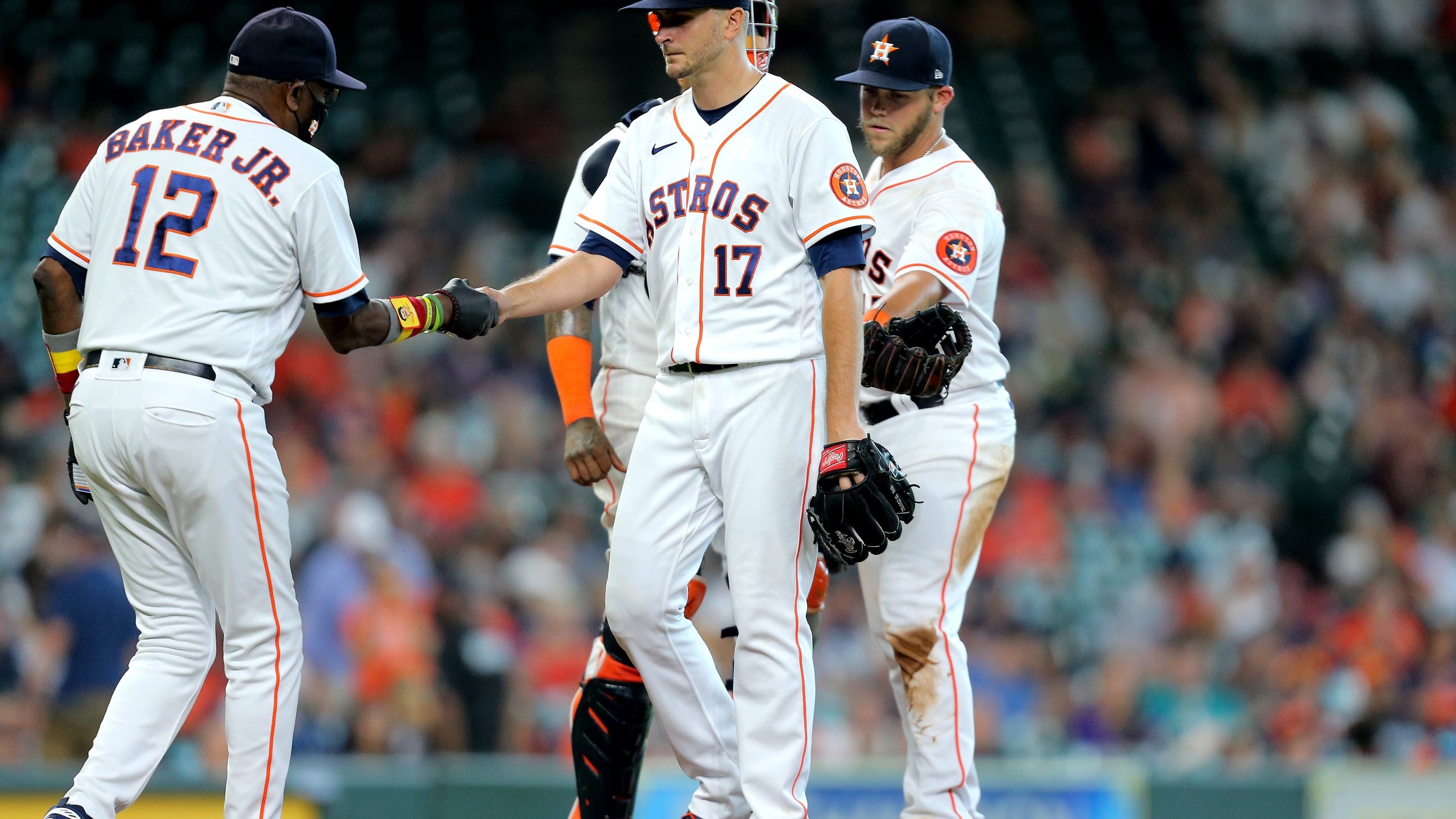 Astros' Odorizzi clears the air with Baker, Strom and Click