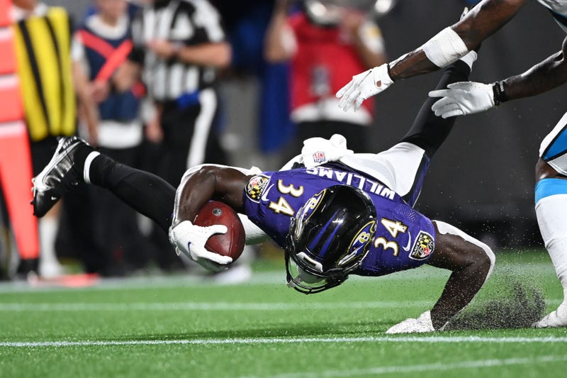 Ravens running back Tyson Williams
