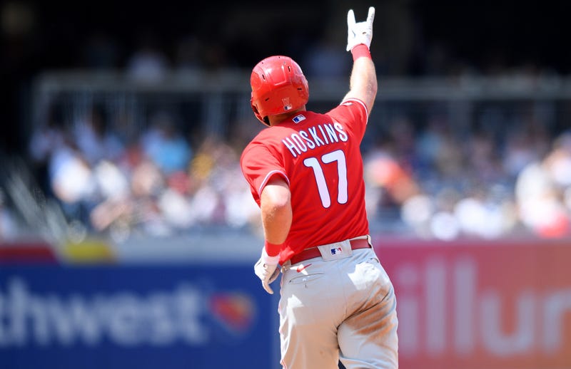 Philadelphia Phillies first baseman Rhys Hoskins