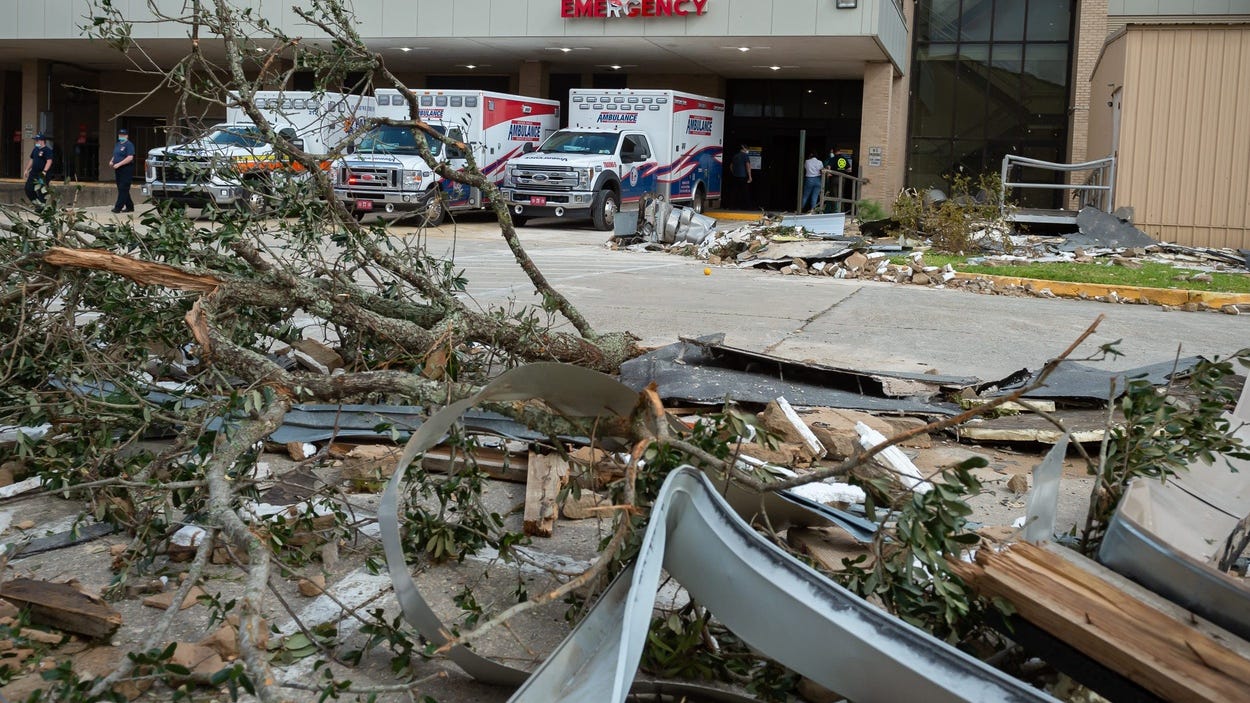 Louisiana parish's only two hospitals suffer major damage from Ida, patients evacuated