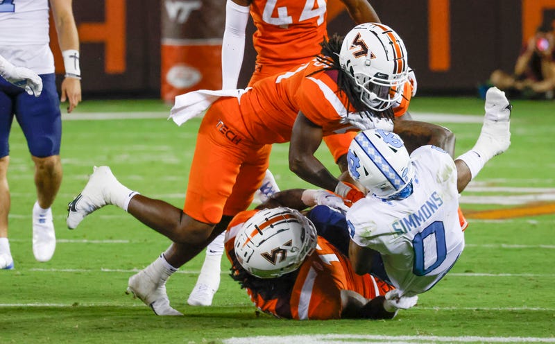 Virginia Tech vs. UNC, from Sept. 3, 2021.