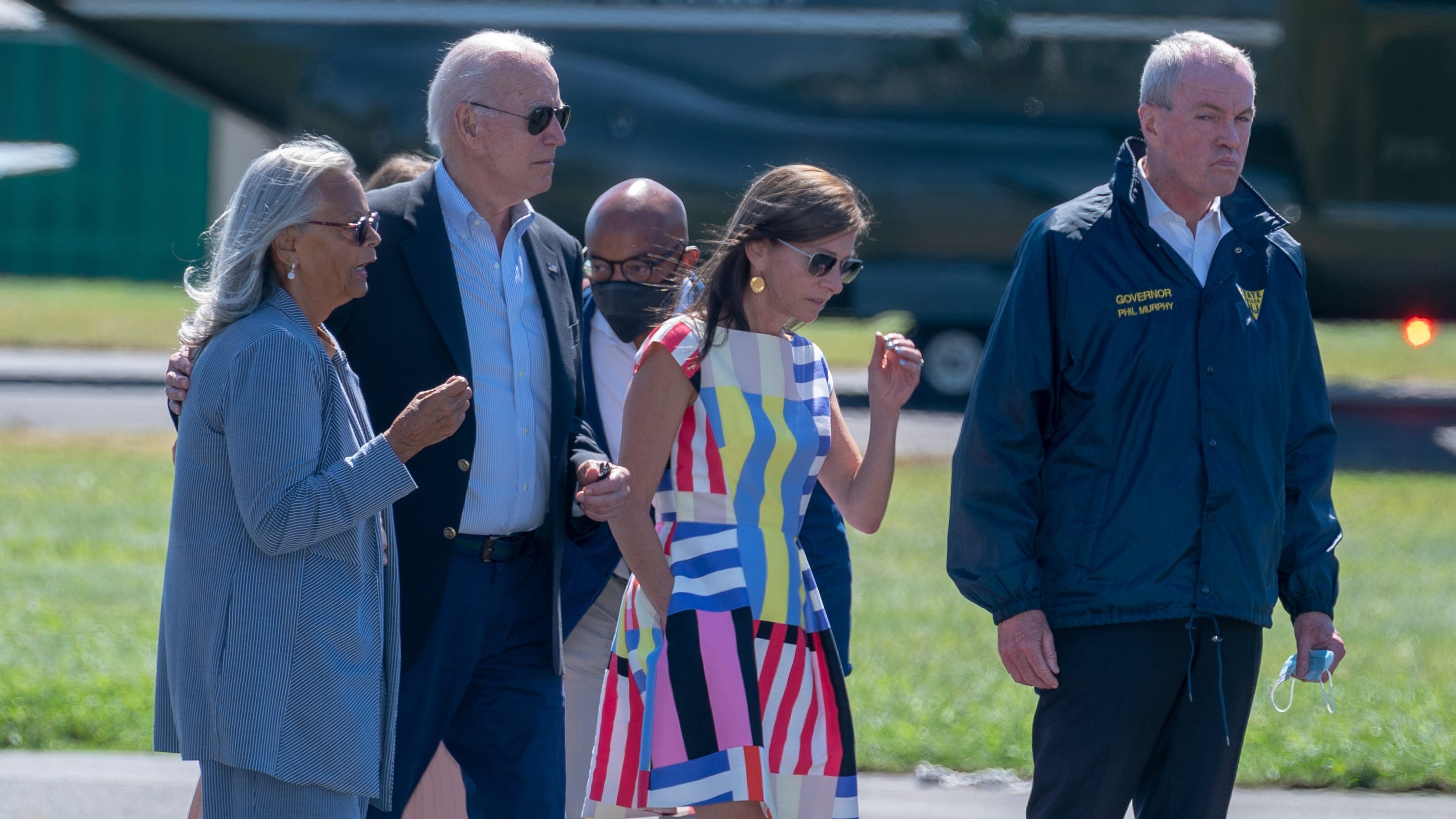 Biden calls for climate change action after surveying Ida damage in NJ, Queens