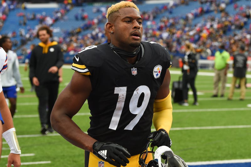 JuJu Smith-Schuster with the Steelers against the Buffalo Bills